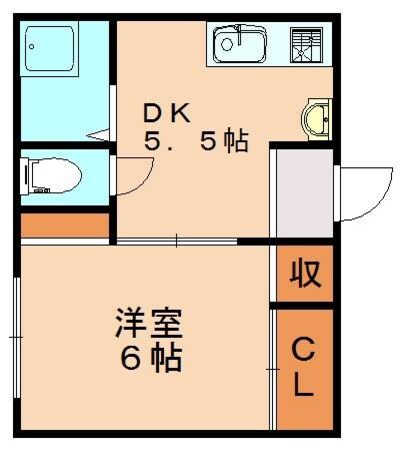 浦田駅 徒歩27分 2階の物件間取画像